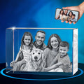 ArtPix 3D Crystal Photo Personalized Gift - Keepsake 3D Etching
