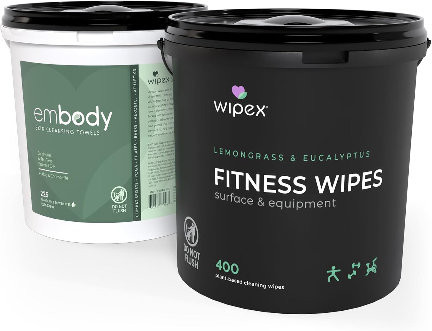 Wipex Gym Cleaning Wipes Bundle for Fitness and Surfaces