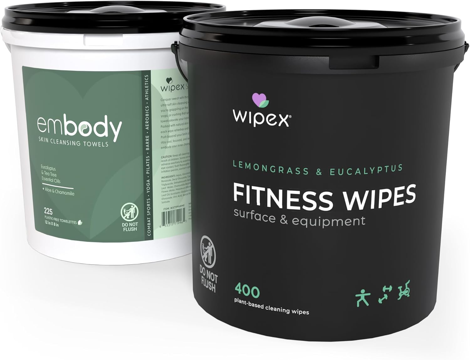 Wipex Gym Cleaning Wipes Bundle for Fitness and Surfaces