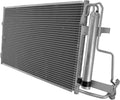TRQ A/C Condenser and Receiver Drier Compatible with 2010-2013 Mazda 3