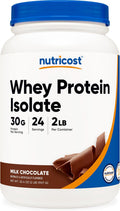 Nutricost Whey Protein Isolate Milk Chocolate - High Protein, Low Mix