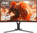 AOC GAMING CQ27G3S Curved QHD 27in Monitor - Immersive 165Hz