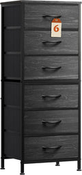 WLIVE Tall Dresser for Bedroom, 6-Drawer Fabric Storage Tower