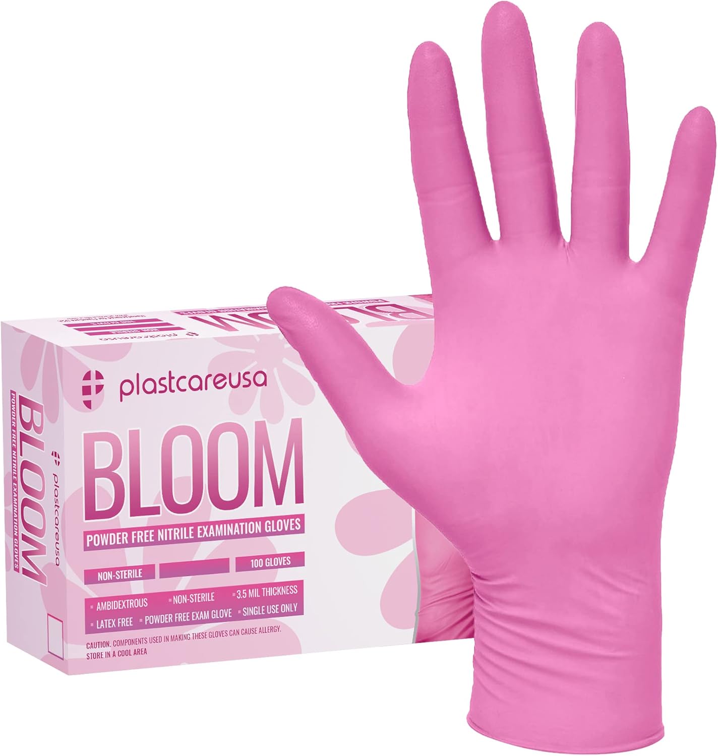 100 Latex-Free Nitrile Gloves - Disposable Protection by PlastCare