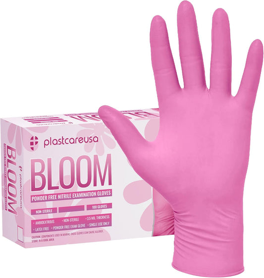 100 Latex-Free Nitrile Gloves - Disposable Protection by PlastCare