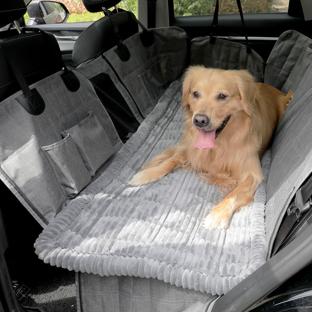Dog Car Seat Cover for Back Seat, Soft Durable Protector