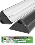 LUCKY HERP T5 Reptile Light Fixture Combo Kit 24W - Desert UVB 10.0