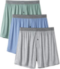 Mens Bamboo Rayon Boxers - Breathable Cool Boxer Shorts