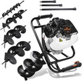 DC HOUSE 52cc 1800W Gas Earth Auger Post Hole Digger - Powerful