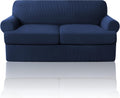 PrinceDeco T Cushion Loveseat Slipcover for 2 Cushion Sofa