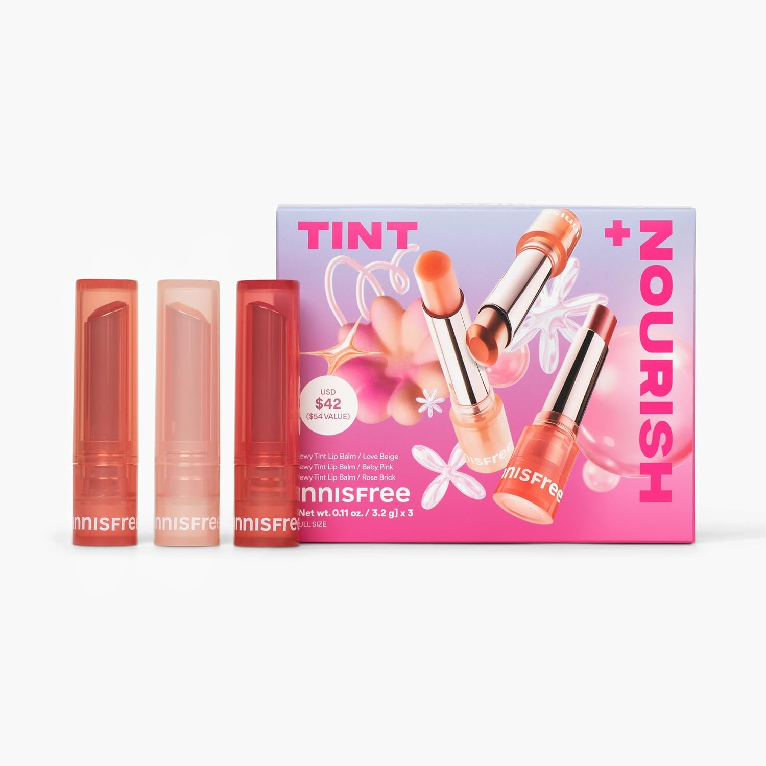 innisfree Dewy Tint Lip Balm with Hyaluronic Acid & Ceramides