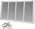 24W x 14H Steel Return Air Grille for Ceiling and Sidewall - Quiet Fit