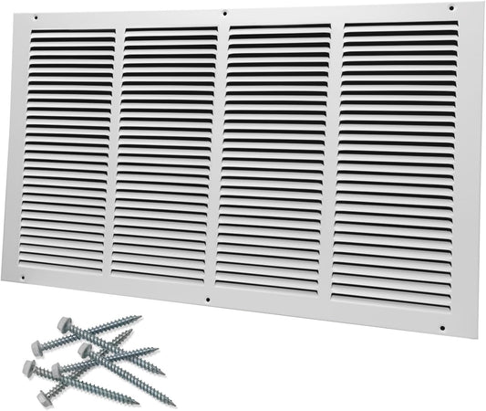 24W x 14H Steel Return Air Grille for Efficient Ventilation