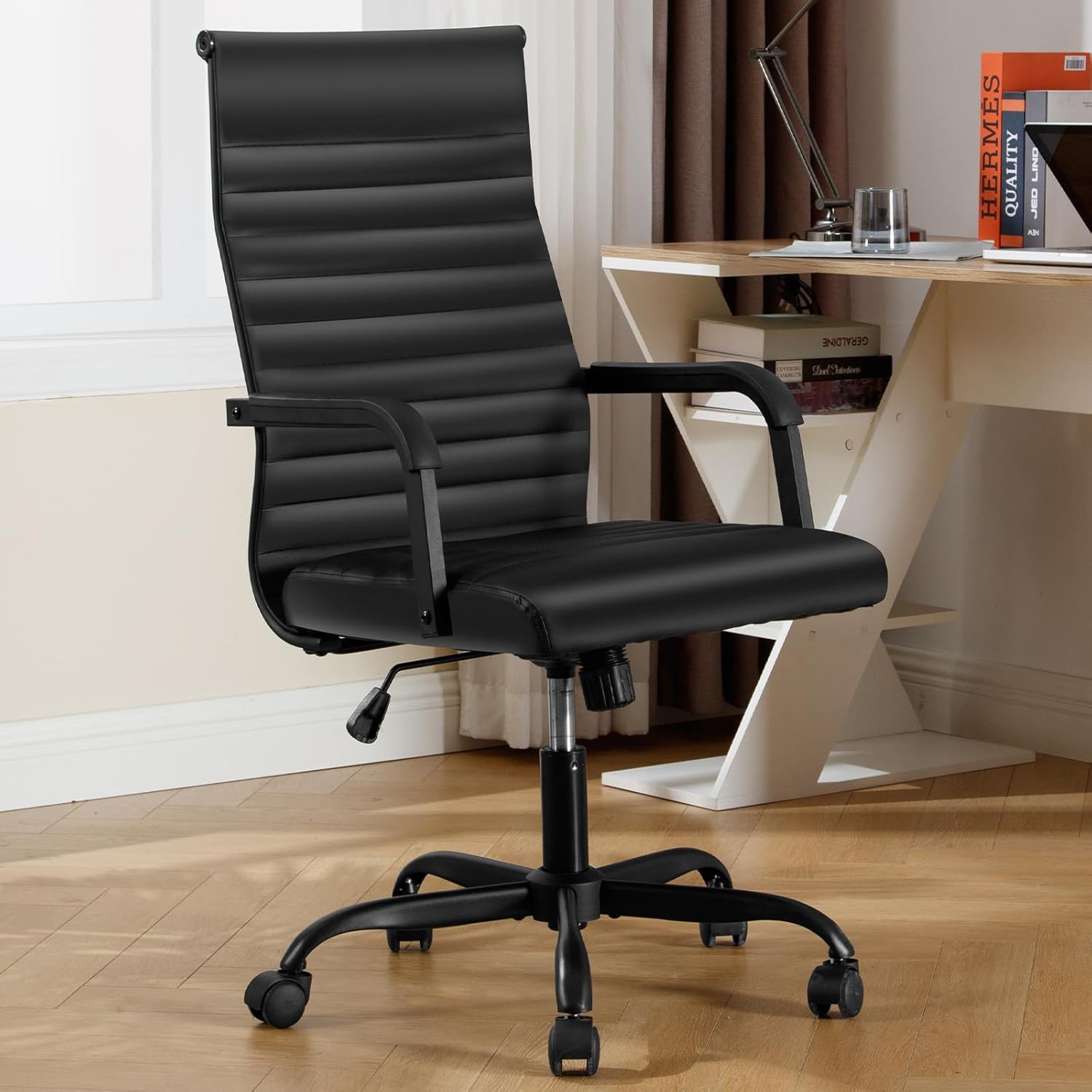 Ergonomic Executive Office Chair with Lumbar Support and Style