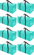Extra Large Moving Bags with Zippers & Handles - 8 Pack, 40 Gal