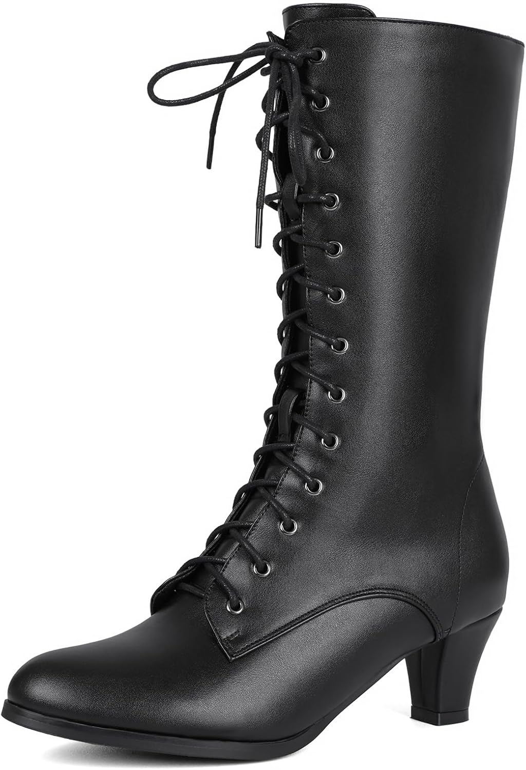 Cozivwaiy Vintage Victorian Lace Up Ankle Boots for Women