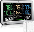 Weather Stations with 3 Sensors Indoor Outdoor Thermometer - Large