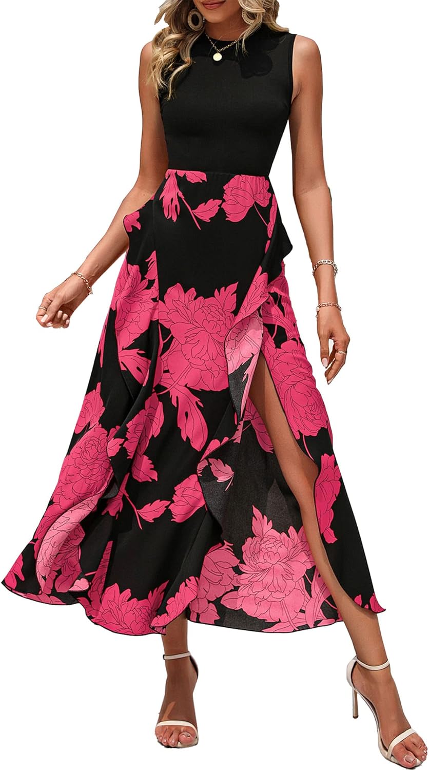 BTFBM Women Casual Sleeveless Summer Dresses for Every Occasion