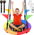 24 in Tree Swing Platform - Durable Outdoor Kid Saucer Swing