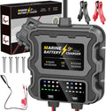 Smart 2 Bank Marine Battery Charger for Lithium and AGM Use