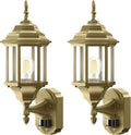 Redluck Motion Sensor Outdoor Lights 2 Pack 16 in - Dusk to Dawn