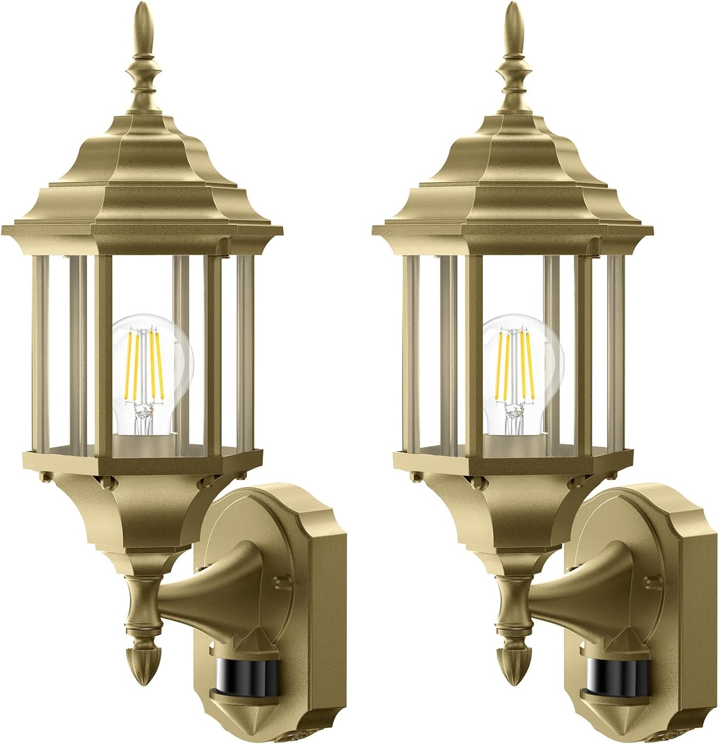 Redluck Motion Sensor Outdoor Lights for Dusk to Dawn Use
