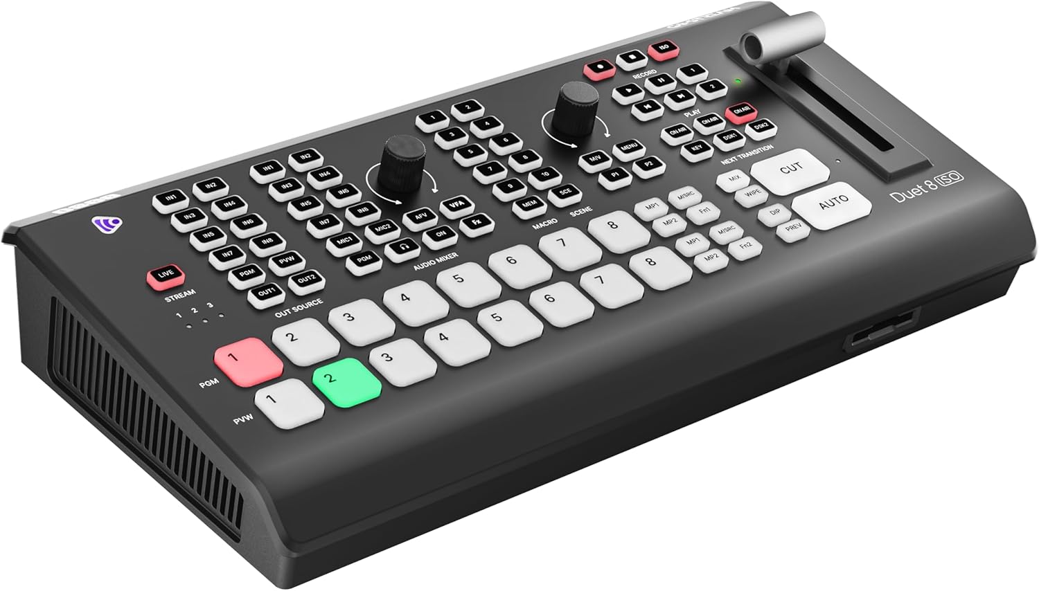 Osee GoStream Duet 8 ISO Video Switcher for Professional Streaming