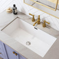 Undermount Bathroom Sink 27 x 15 in - Deep Basin, No Splash