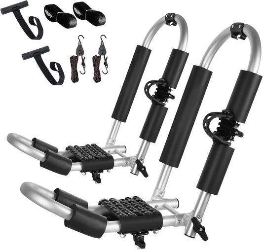 FORWODE Kayak Roof Rack - Heavy Duty Adjustable Carrier for SUVs