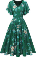 Bridesmay Women's Formal Cocktail Wedding Guest Dress (Style H1S9)