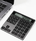 Number Pad for Laptop - Rechargeable Wireless 34-Key Numpad