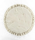 Lush Decor Baby Round Ruffle Play Mat, 36 in Diameter - Soft Neutral