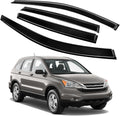 4PCS Rain Guards Window Visors Fits 2007-2011 Honda CR-V - Vent Shade