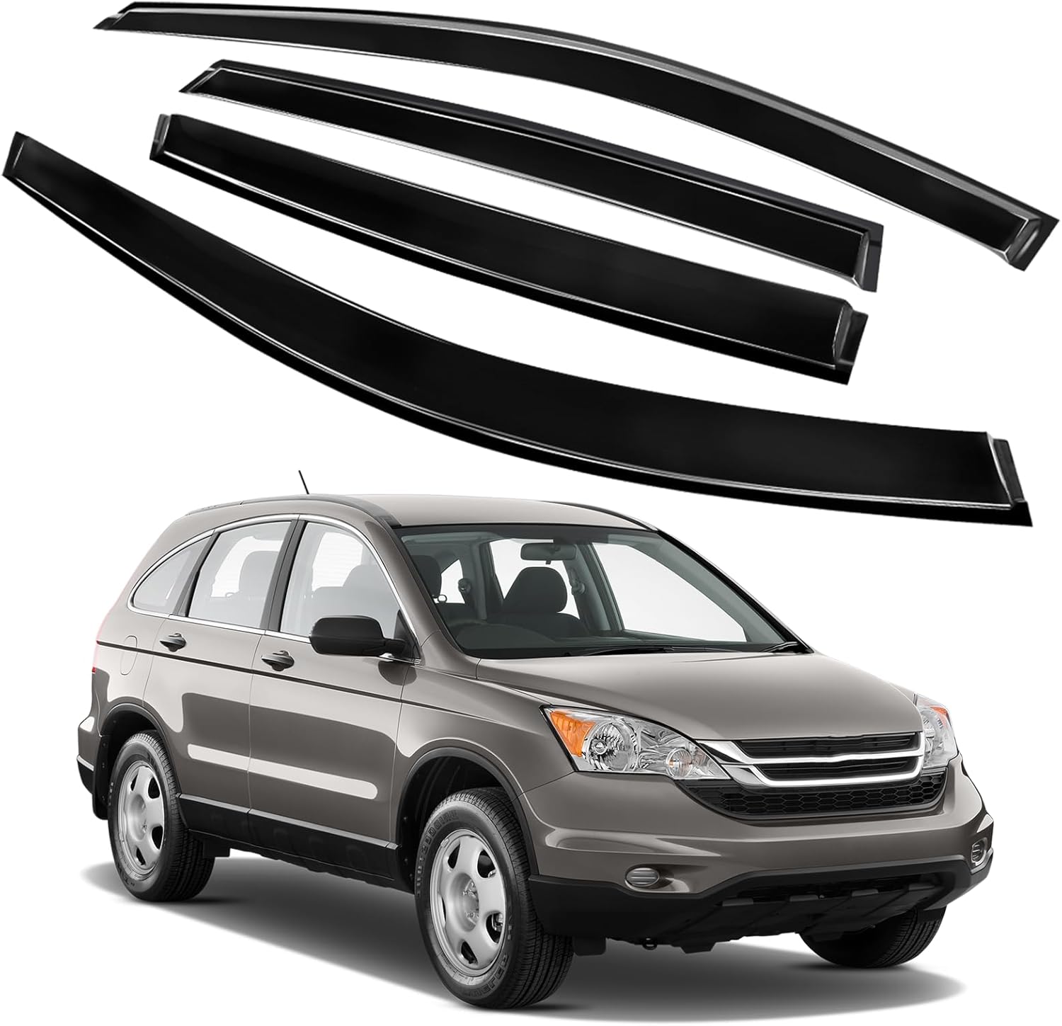 4PCS Rain Guards Window Visors for 2007-2011 Honda CR-V SUV