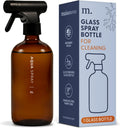 MAISONOVO Amber Glass Spray Bottle Set | 16.9oz | 16 Labels