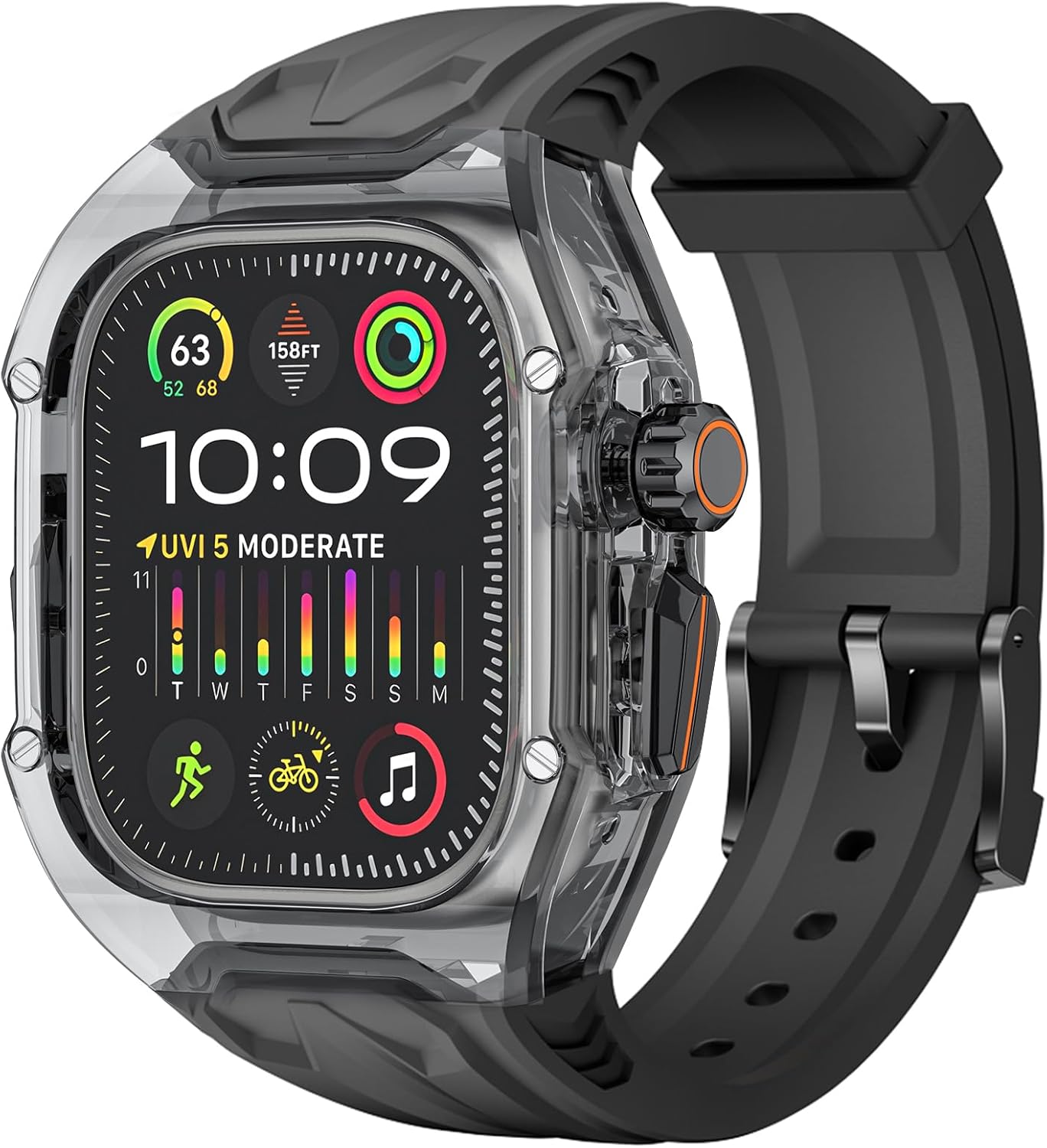 Delidigi Rugged Band & Case for Apple Watch - Ultimate Protection