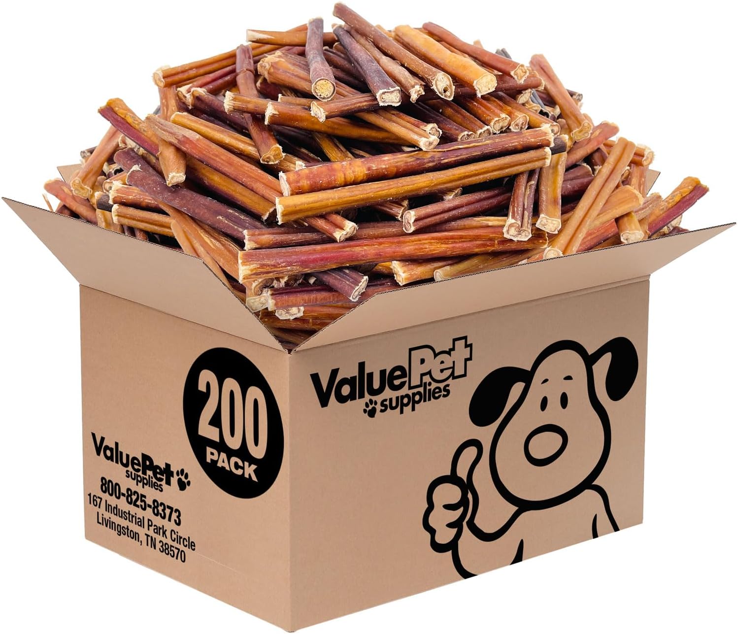 ValueBull Bully Sticks for Small Dogs - All Natural Treats