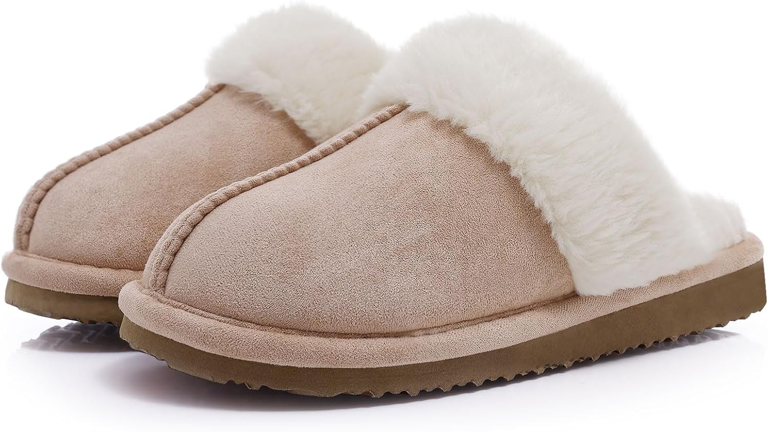Litfun Women's Fuzzy Memory Foam Slippers for Cozy Comfort