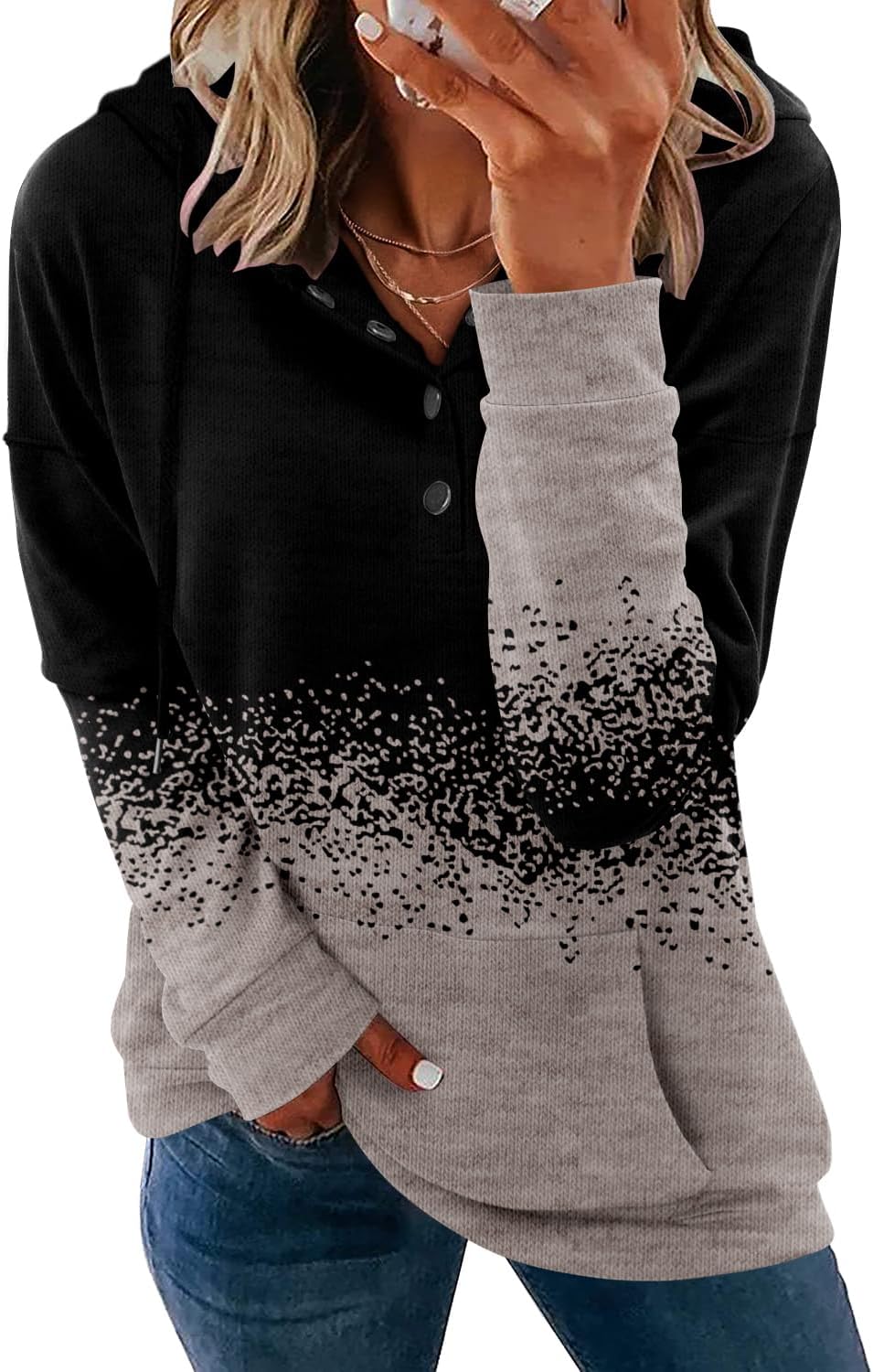 VIEACTIVEWEAR Tie Dye Hoodie for Women - Casual Pullover Style