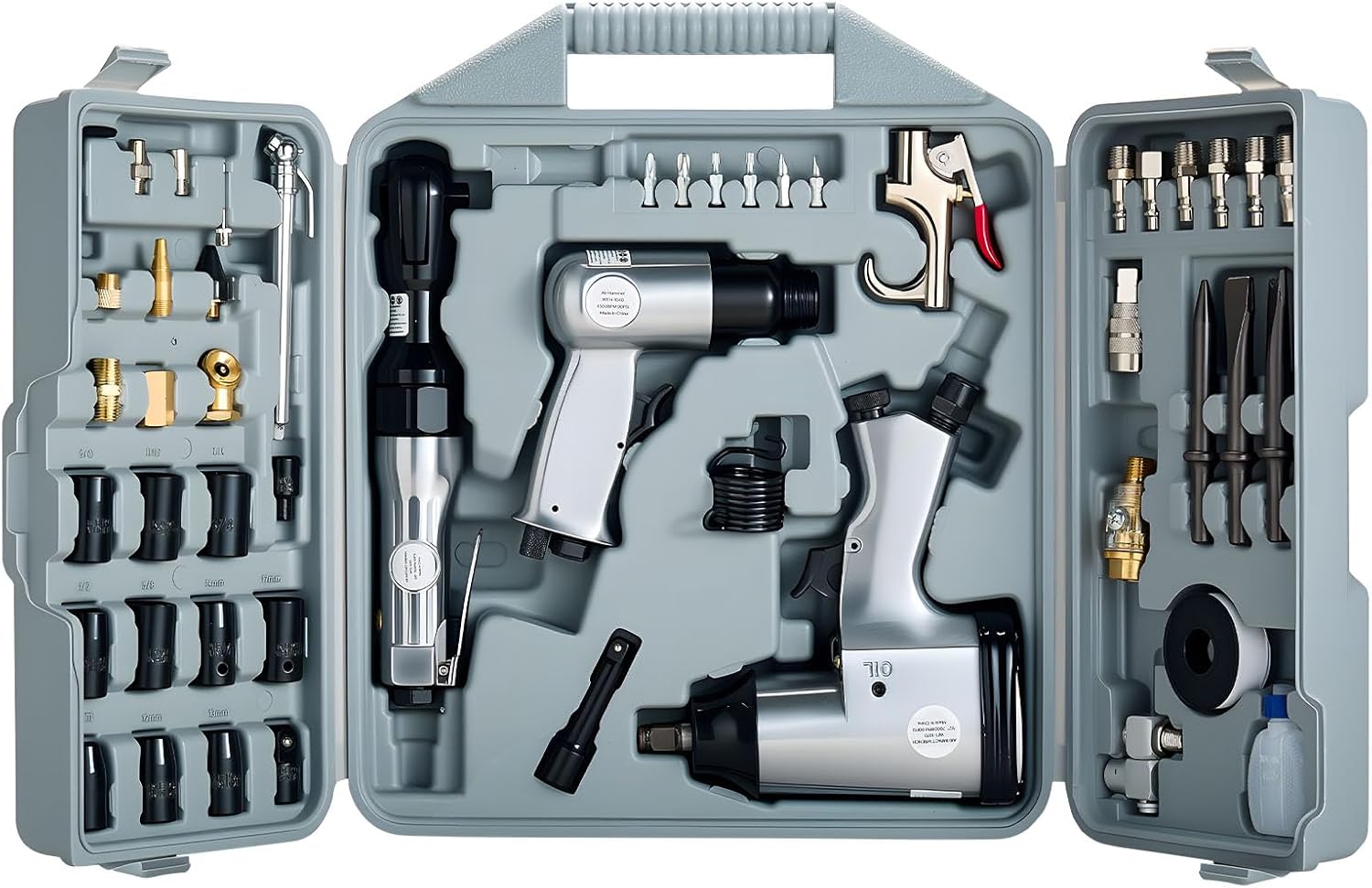 VEVOR 50 Pieces Pro Air Tool Kit for Auto Repairs and DIY