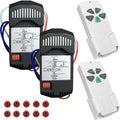 Universal Ceiling Fan Remote Control Kit 2 Pack - Light Dimmer