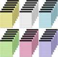 36 Pack Legal Pads 8.5 x 11 Wide Ruled Colored Notepads - Value Pack
