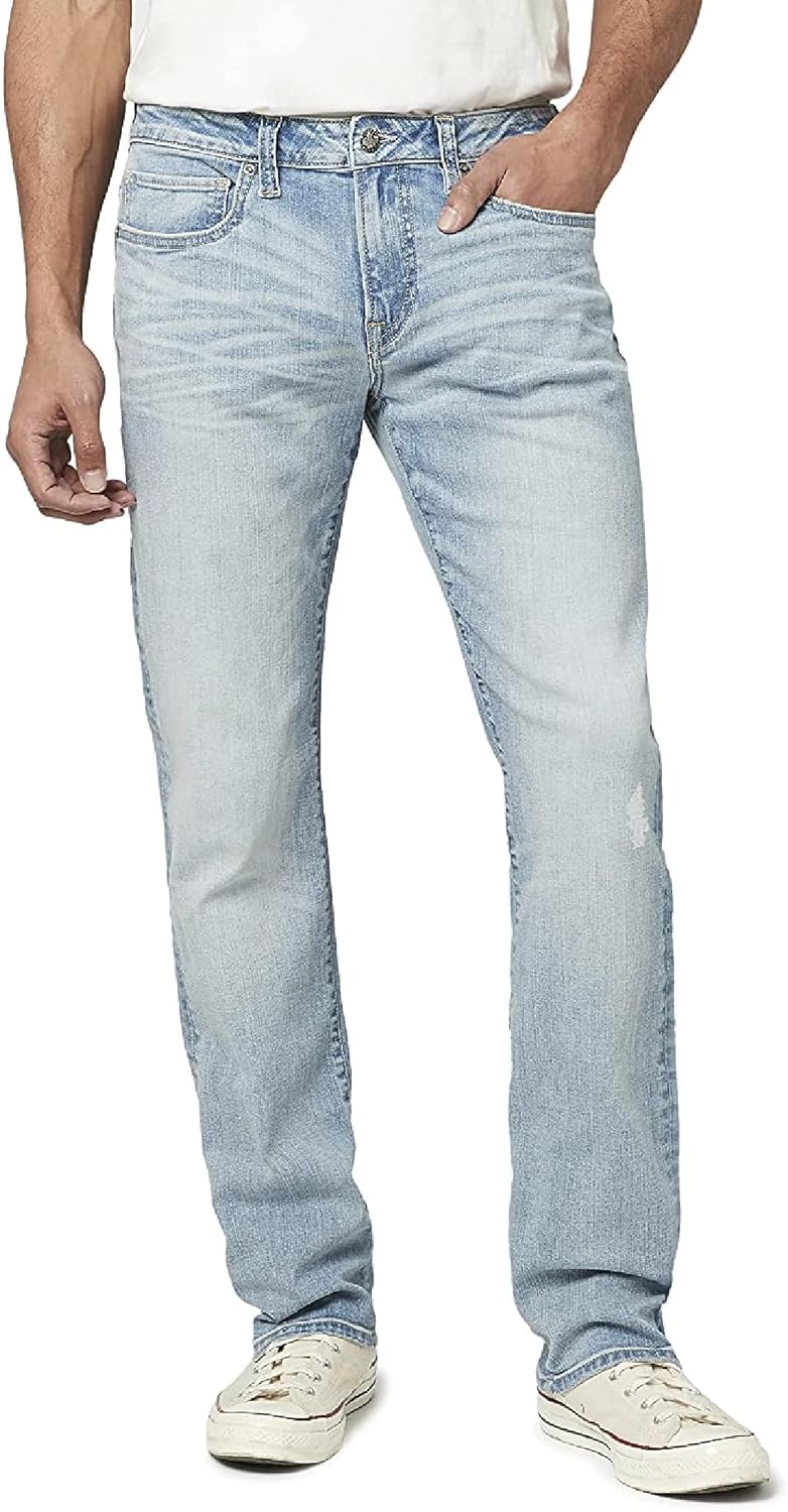 Buffalo David Bitton Men's Straight Six Jeans for Stylish Comfort