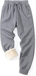 Men's Sherpa Lined Fleece Joggers Pants - Winter Warm Sweatpants