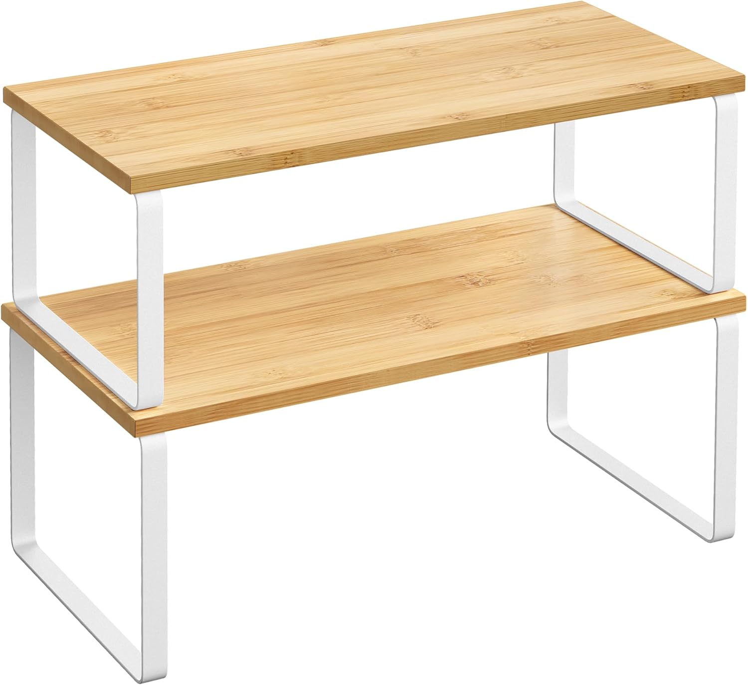 SONGMICS Kitchen Organizer Shelf Set of 2 for Spice Storage