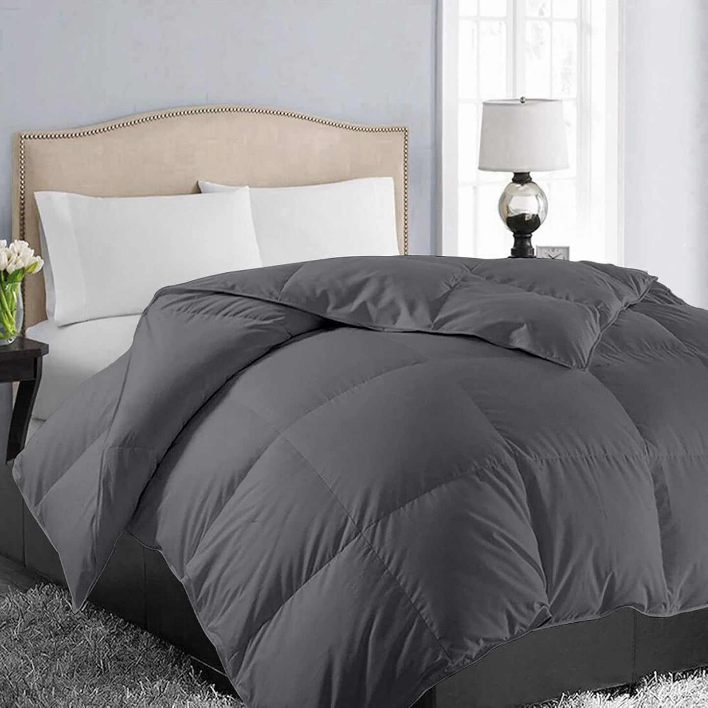 EASELAND King Size Down Alternative Comforter for All Seasons