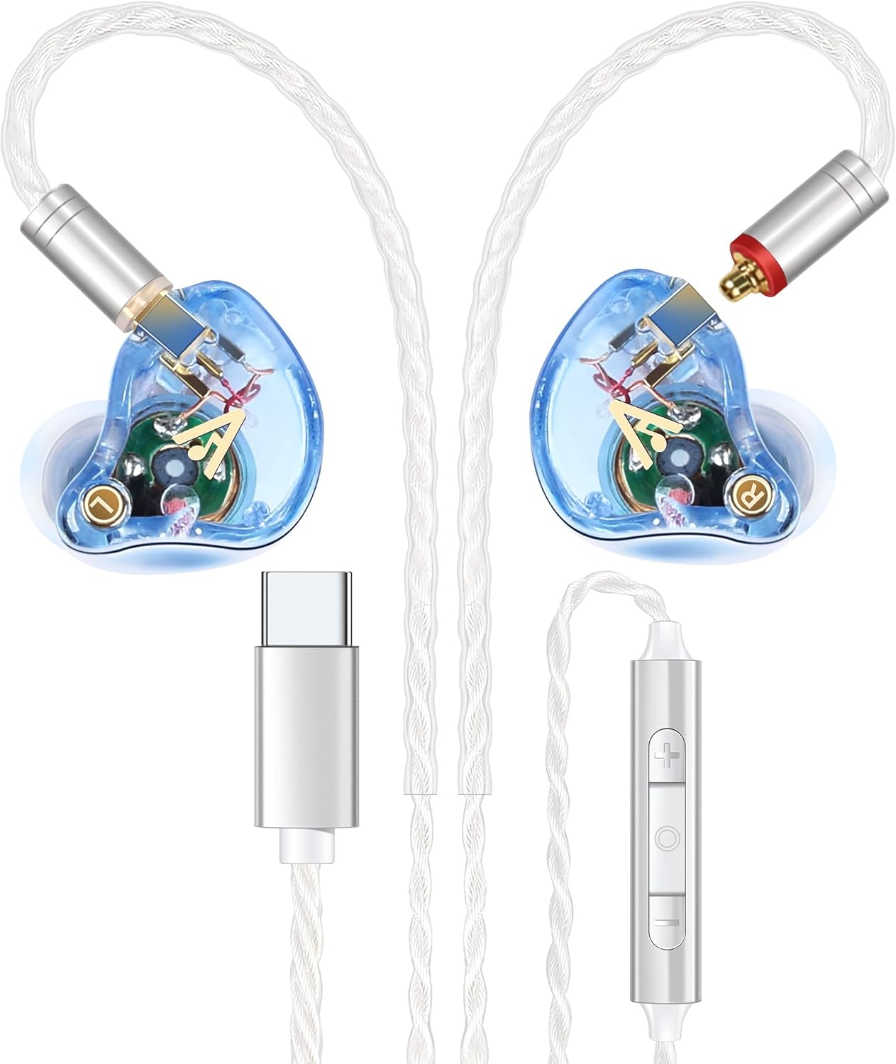 Vibes 202MC USB-C Wired Earbuds for HiFi Sound and Comfort