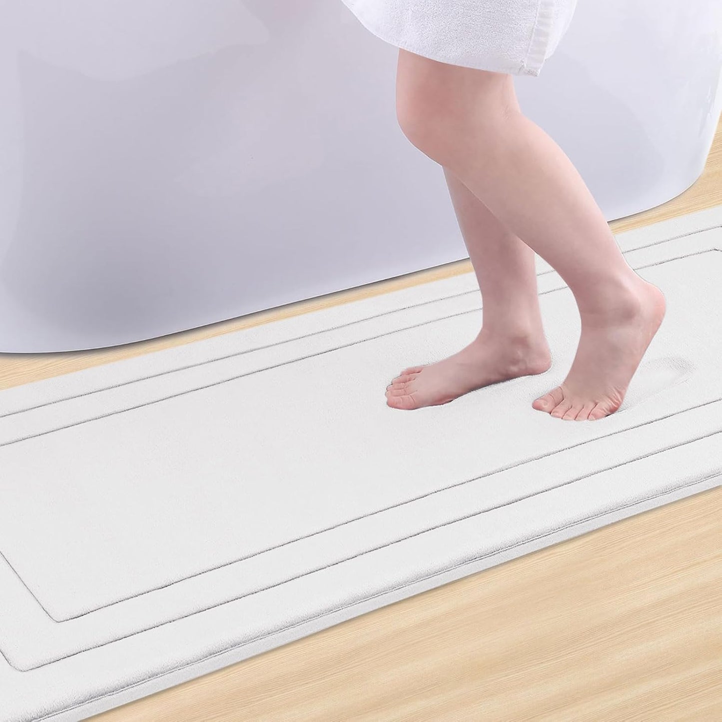 Ultra Soft Memory Foam Bathroom Rug Mat for Comfort and Safety