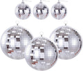 Disco Ball 6 Pack Mirror Ball Hanging Ornaments - Sparkling Party