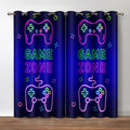 Jekeno Gaming Gamepad Blackout Curtains - Gamer Room Darkening Panels